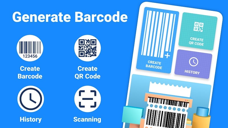 Barcode Generator &amp; Scanner APK - vv1.02.50.1021
