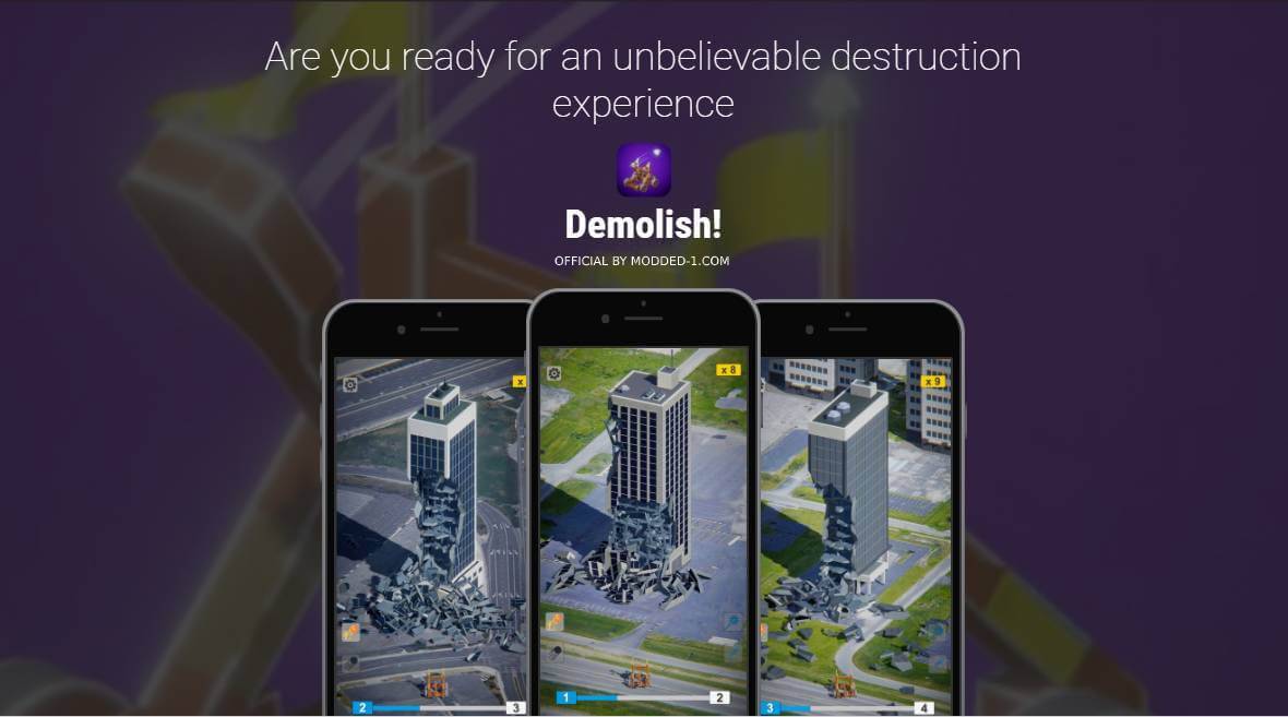 Demolish 2.54 APK MOD (Unlimited Bullets) - vv2.54