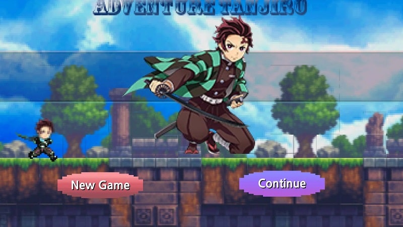 Tanjiro Game Pixel Adventure APK - vv2.5