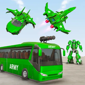 Army Bus Robot Car Game – Transforming robot games - v4.4