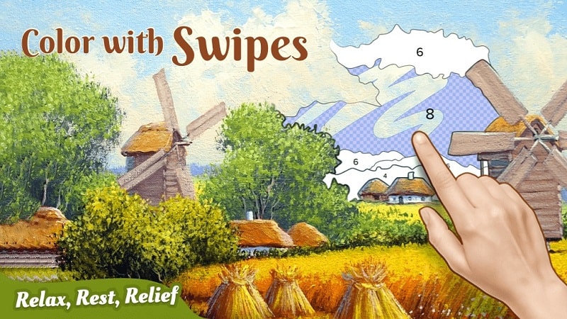 Color by Number – Colorswipes APK - vv5.1.22