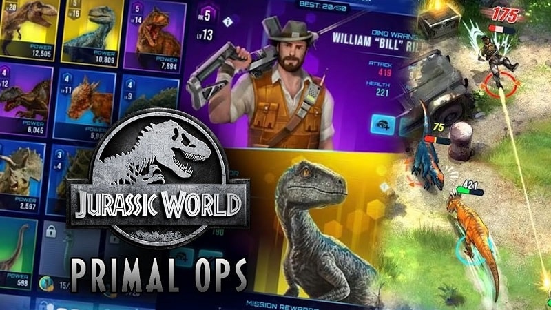 Jurassic World Primal Ops APK - vv1.13.2