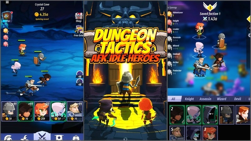 Dungeon Tactics AFK Heroes APK - vv1.4.0