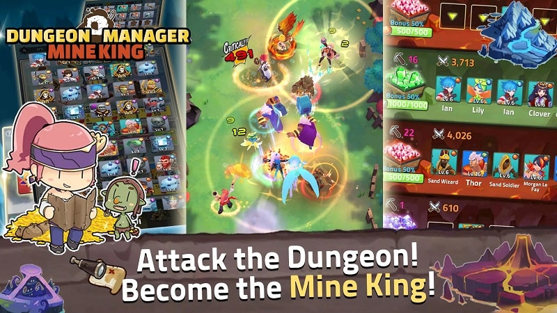 Dungeon Manager  Mine King APK - vv1.33