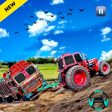 Real Tractor Pulling Simulator: Offroad | City Mod - v1.0
