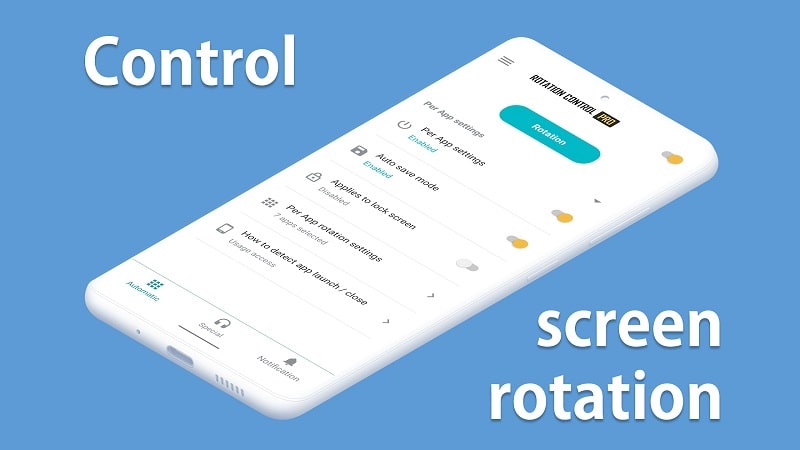 Rotation Control APK - vv6.0.0