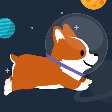 Space Corgi - Dog jumping space travel game - v29