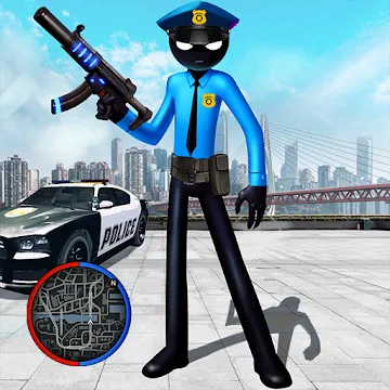 Police Stickman Rope Hero Gangstar Crime Mafia - v1.2